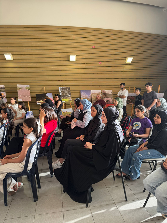 حفل توزيع الجوائز على المشاركين بمسابقة التصوير في وادي قانا